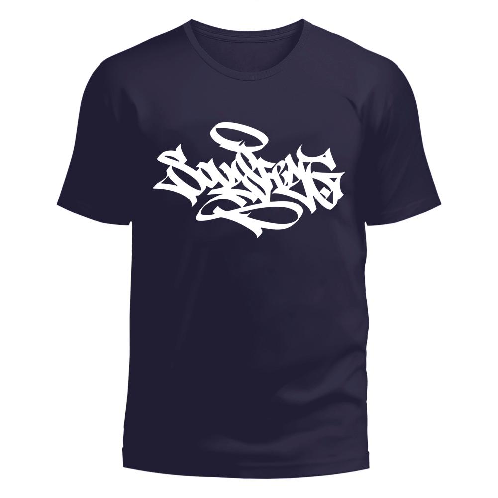 Soulsfeng Graffiti Text Tee Shirt - Soulsfeng