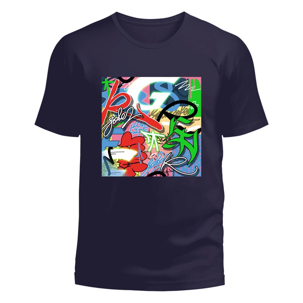 Soulsfeng MIX COLOR THING Graffiti Tee Shirt - Soulsfeng