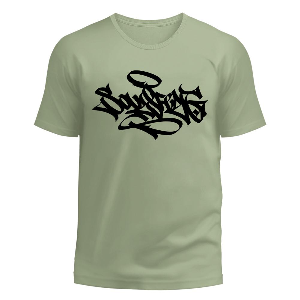 Soulsfeng Graffiti Text Tee Shirt - Soulsfeng