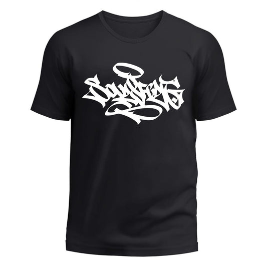 Soulsfeng Graffiti Text Tee Shirt - Soulsfeng