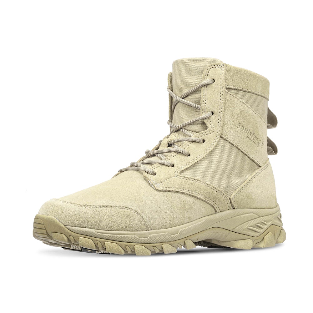 Air Assault Tactical Boots Sand Suede