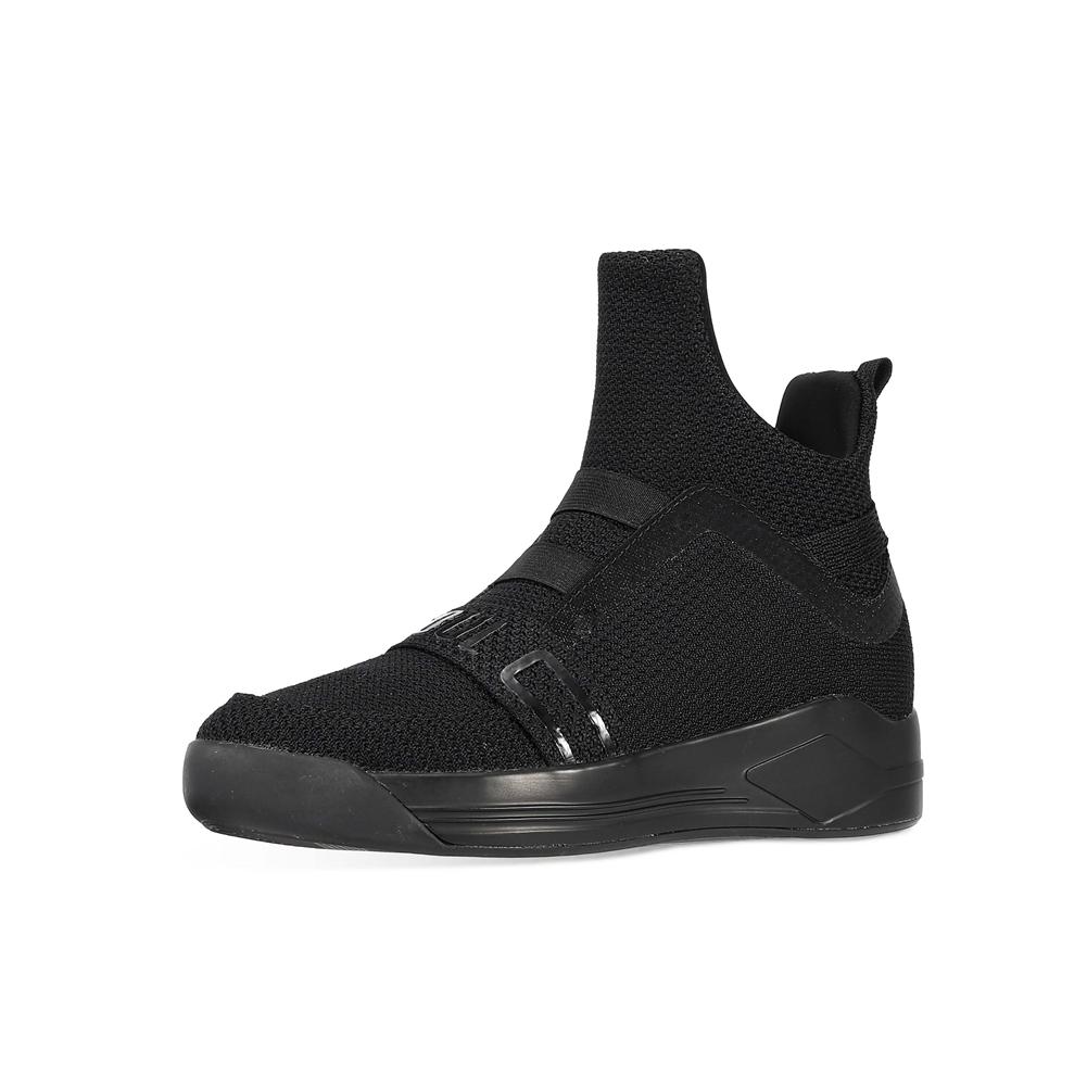 SKYTRACK Mesh Knit High Tops Black - Kids