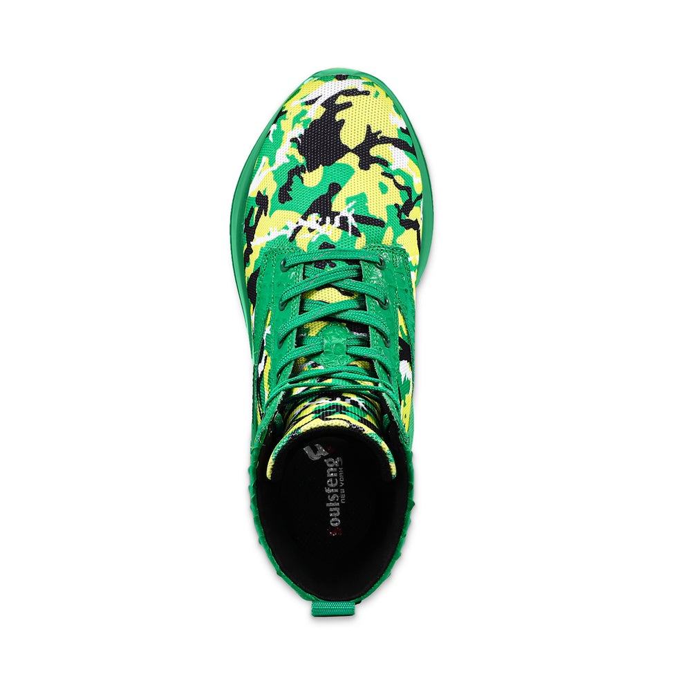 Fire Team Camouflage Tatical Boots Green Sole