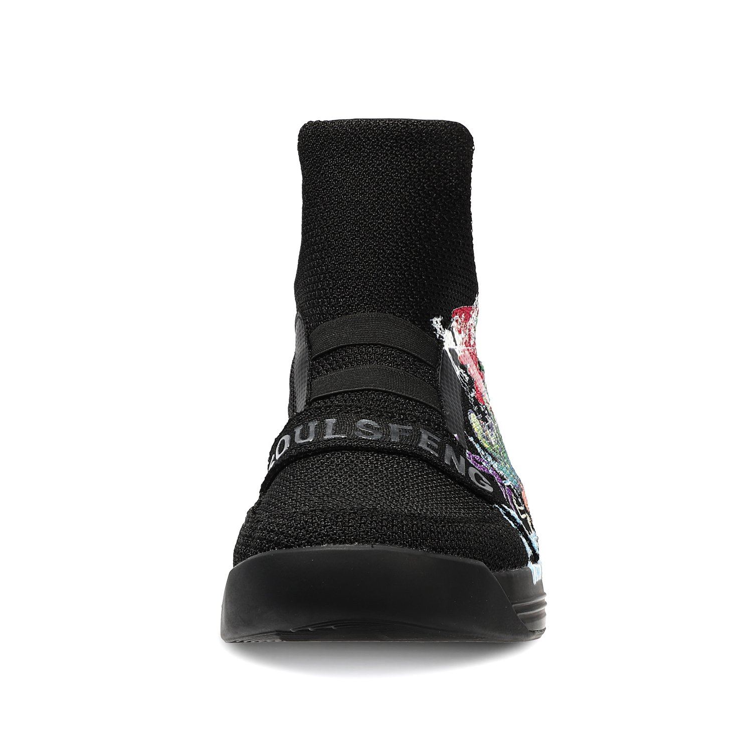 SKYTRACK Mesh Knit High Graffiti Text - Soulsfeng