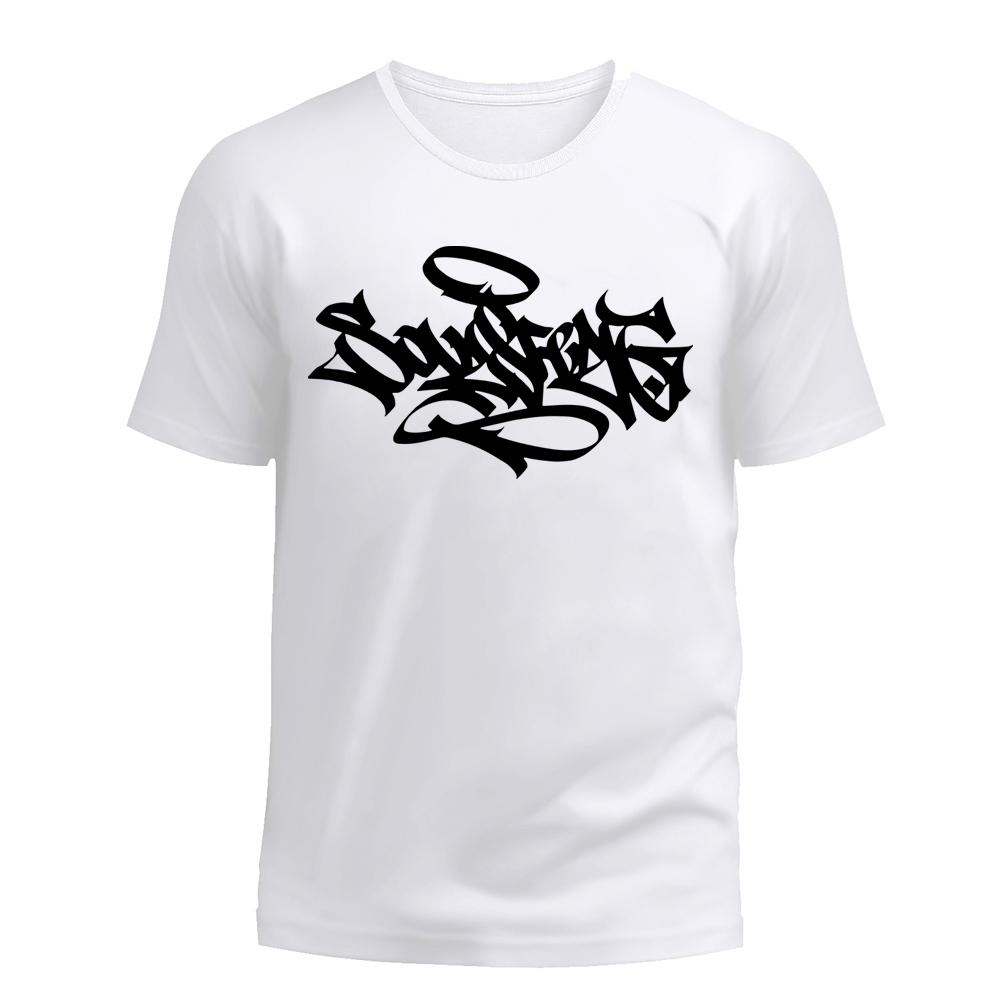 Soulsfeng Graffiti Text Tee Shirt - Soulsfeng