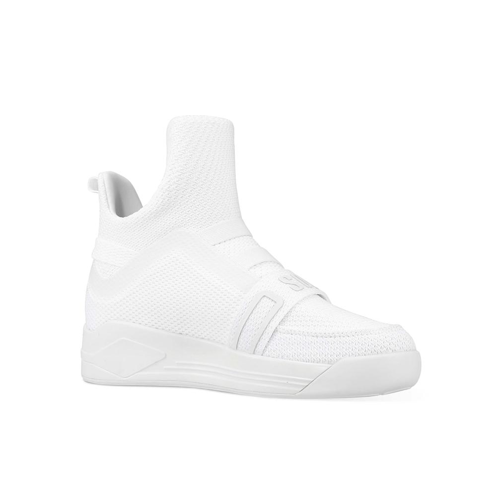 SKYTRACK Mesh Knit High Tops White - Kids