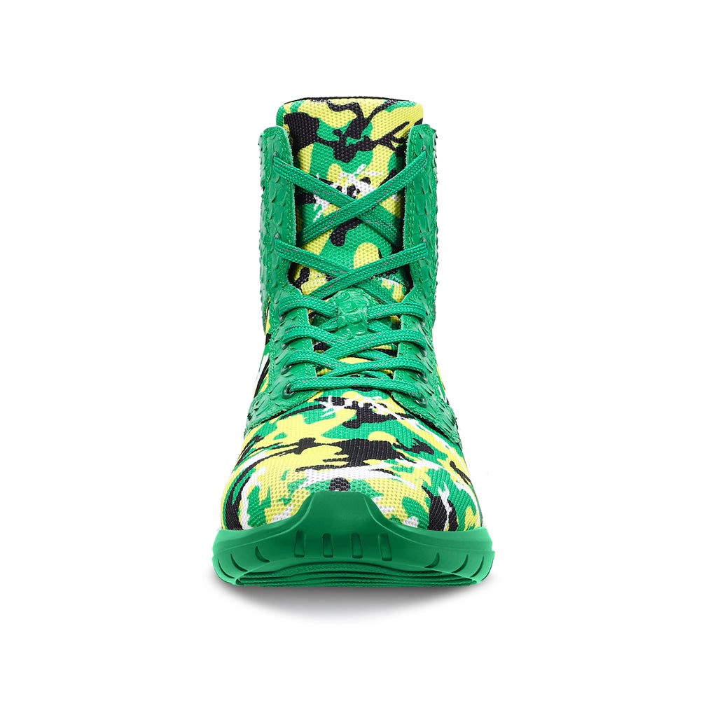 Fire Team Camouflage Tatical Boots Green Sole