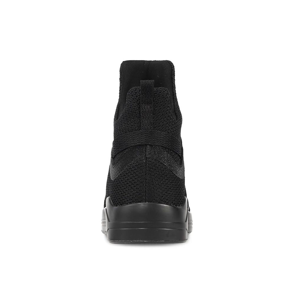 SKYTRACK Mesh Knit High Tops Black - Kids