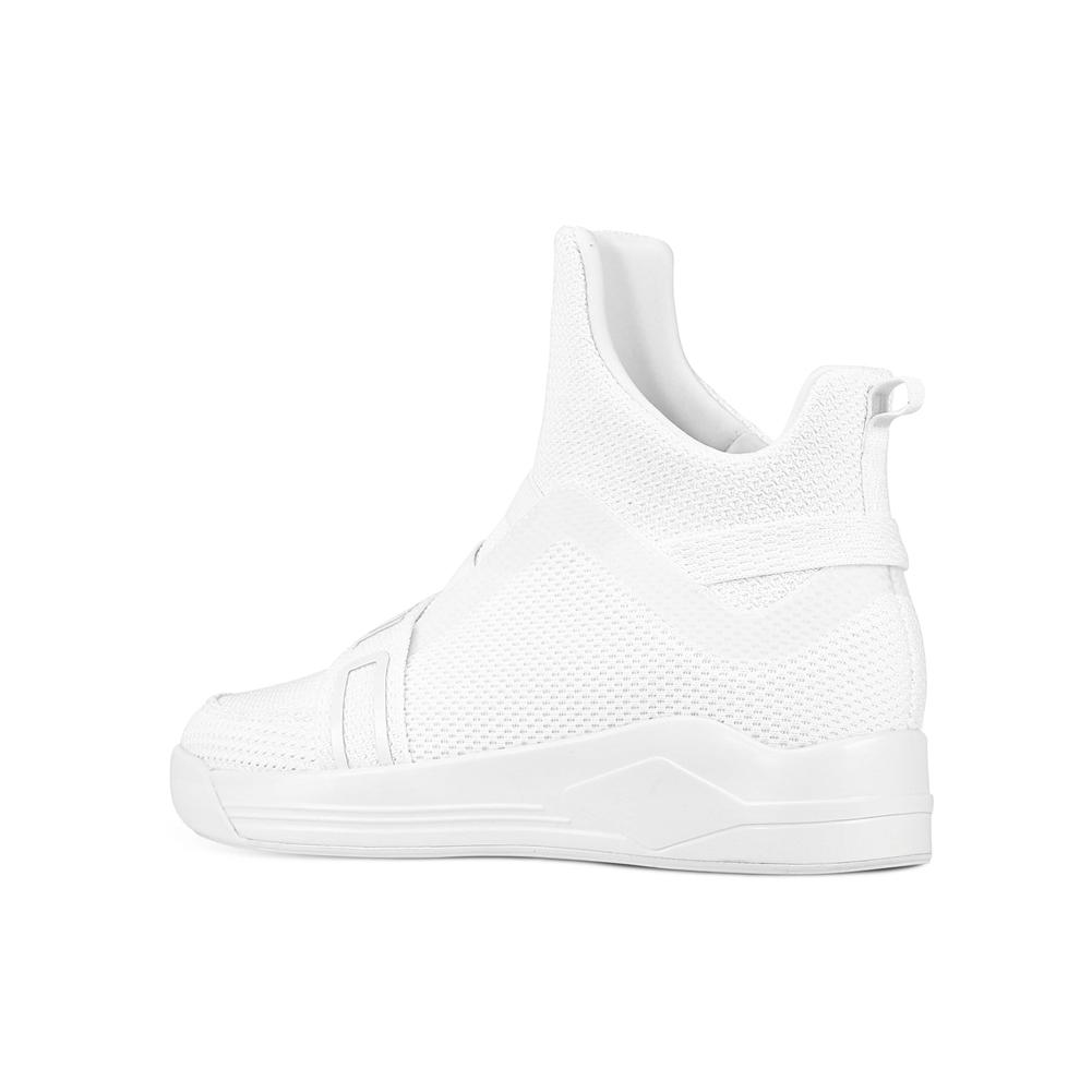 SKYTRACK Mesh Knit High Tops White - Kids