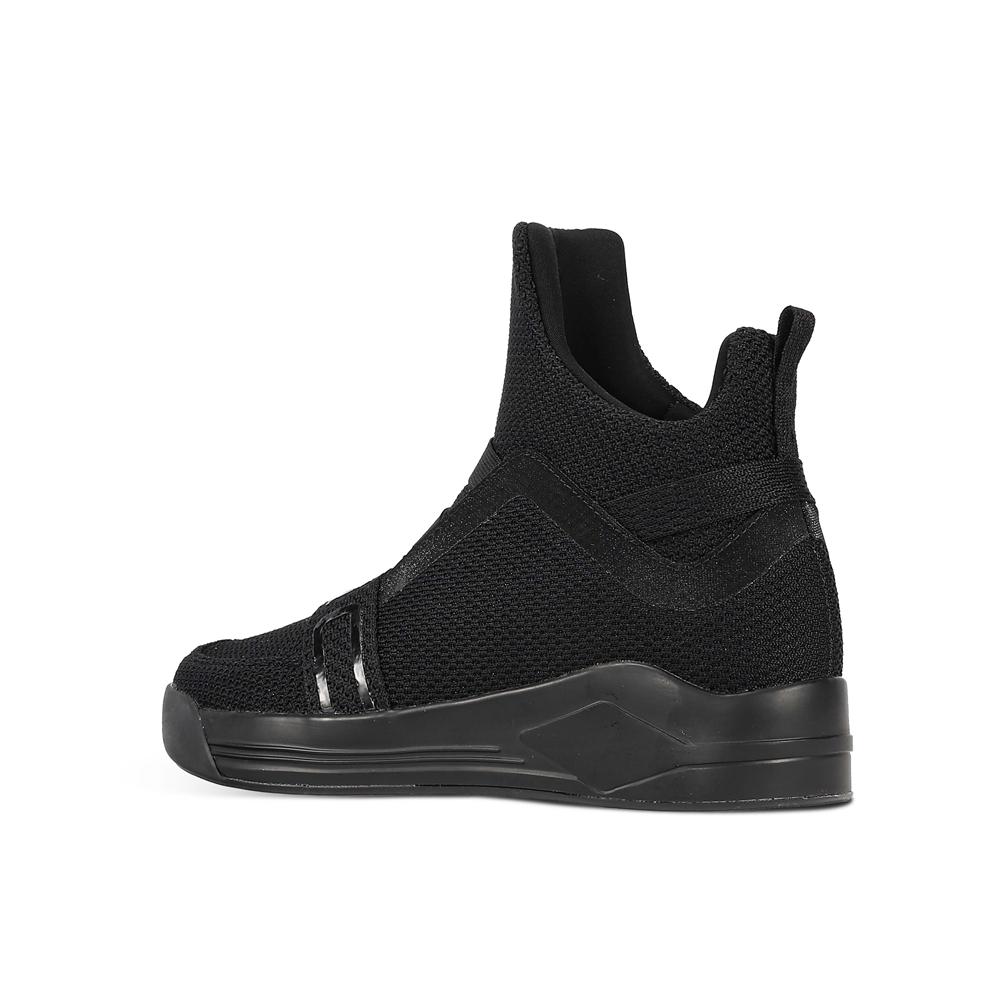 SKYTRACK Mesh Knit High Tops Black - Kids