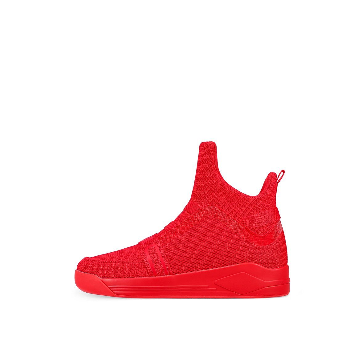 SKYTRACK Mesh Knit High Tops Red - Kids