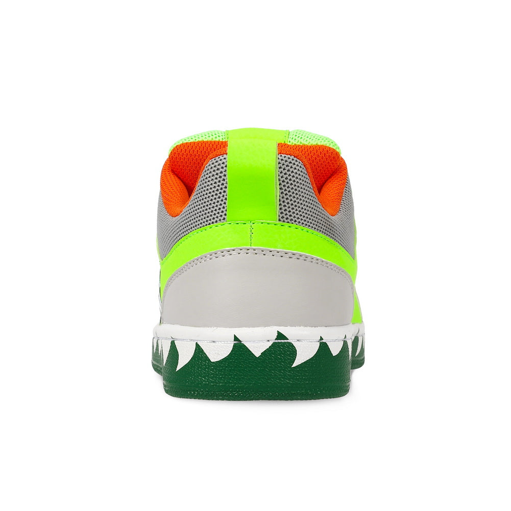 Soulsfeng X Reckone Shark Graffiti Sneaker Green Short - Soulsfeng